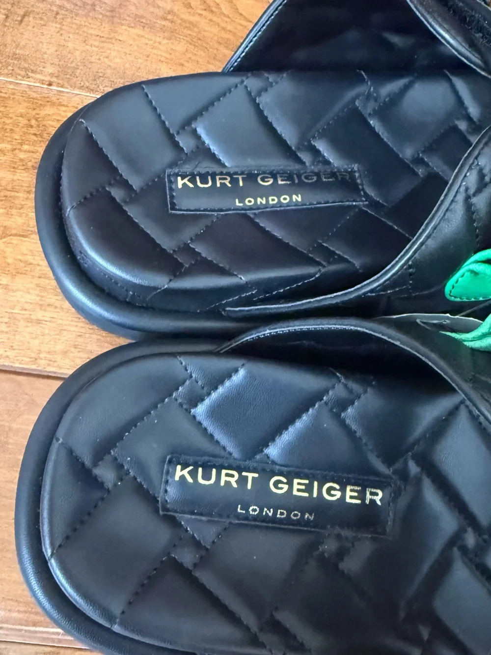 NWOT Kurt Geiger London Men’s Orson Leather Side Sandals